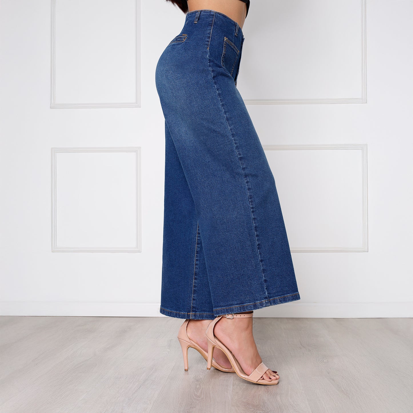 Pantalón Dama Kristen Cintura Culotte 4 Botones