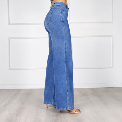 Pantalón Rous Cintura Wide Leg