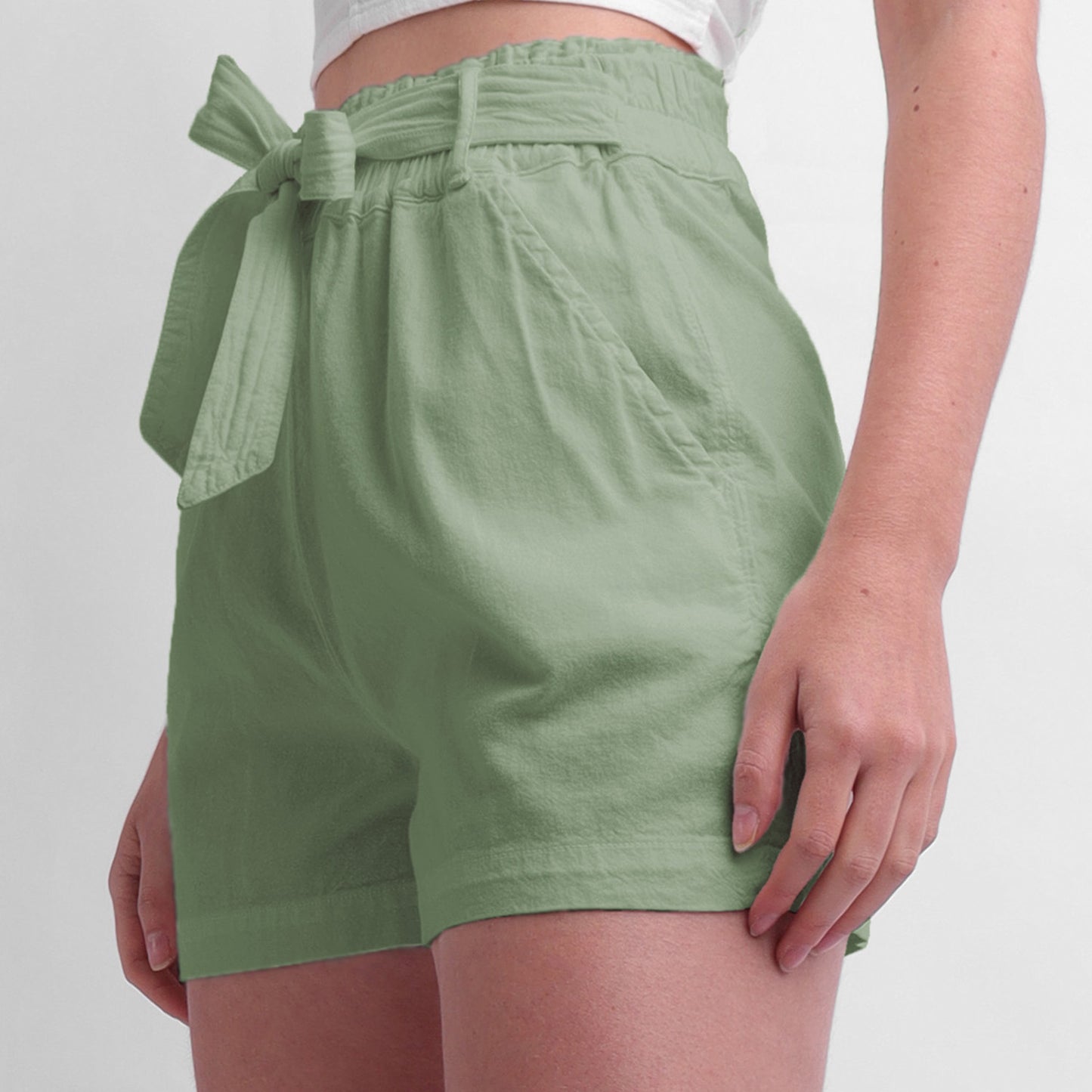 Short Mujer Elastico Verde Musgo - 230863