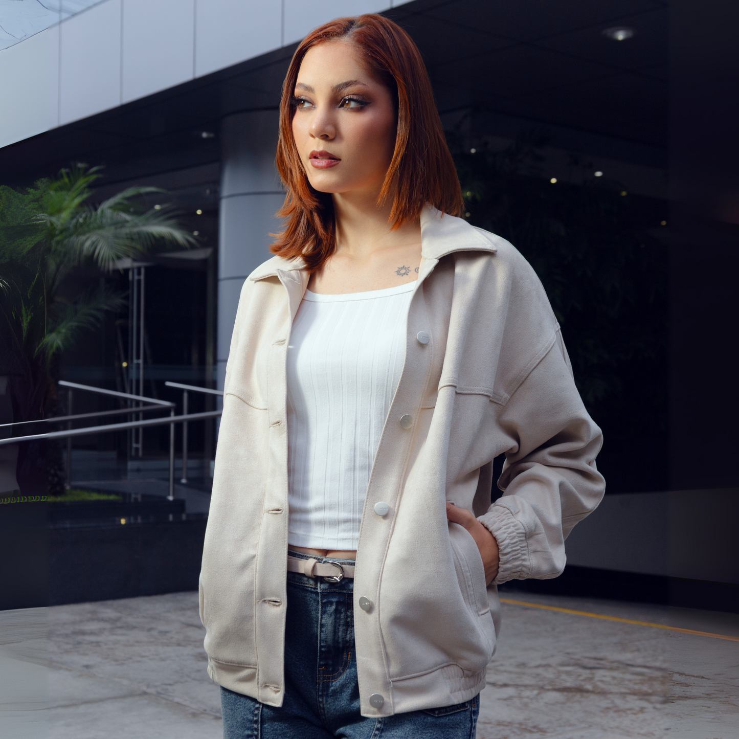 Casaca Berea Oversize Suede