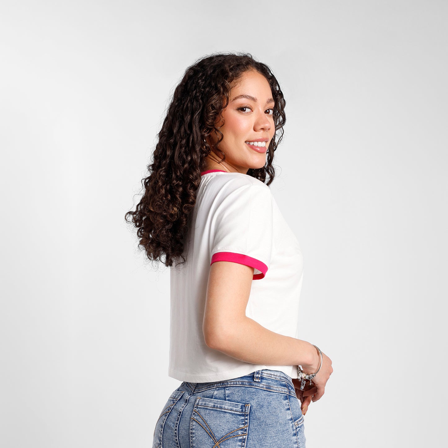 Polo Lary Crop - Fuccia