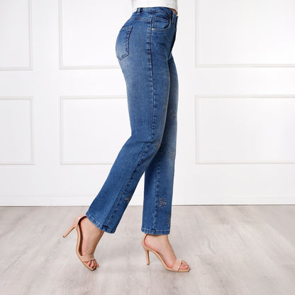 Pantalón Dama Perla Straight Cintura