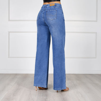 Pantalón Rous Cintura Wide Leg