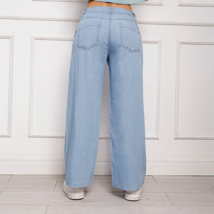 Jean Culotte Cintura Ice