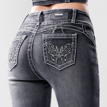 Pantalón Dama Desiree Flare Tiro/Bajo