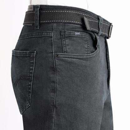 Pantalón de Caballero Regular Confort Premium con Correa - Plomo