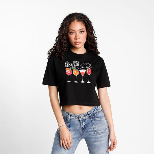 Polo Lizeth Oversize - Negro