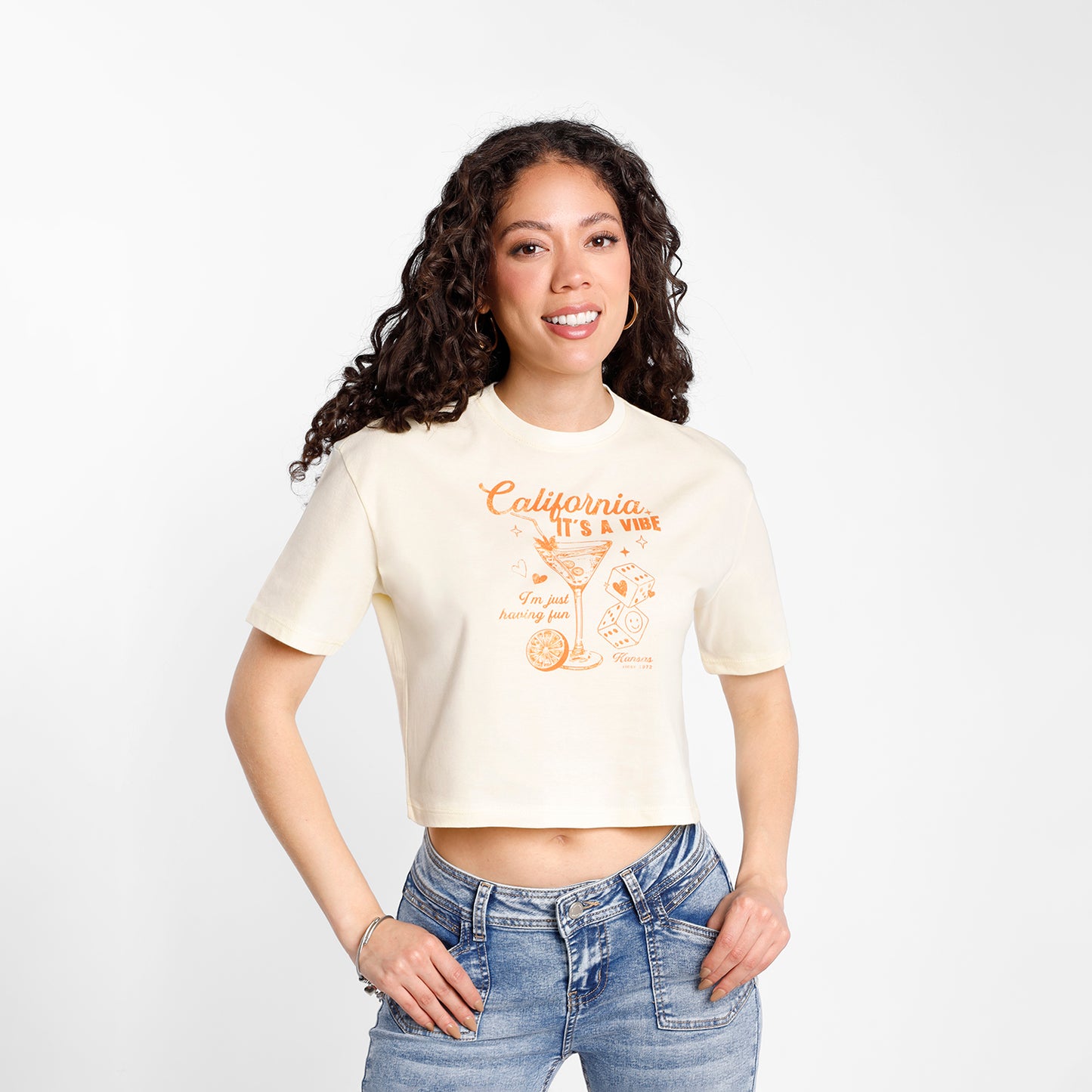 Polo Lizeth Oversize - Crema