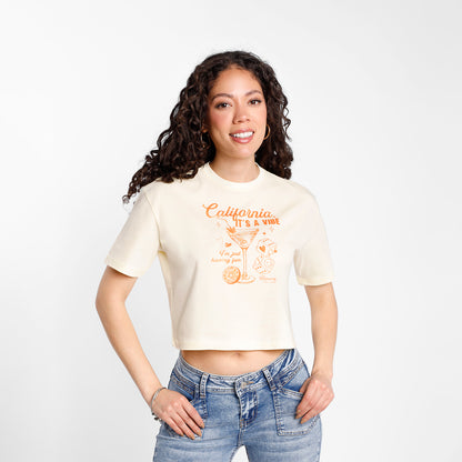 Polo Lizeth Oversize - Crema