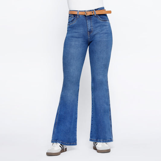 Pantalón Jean Jerez Cintura Flare (Sirena)
