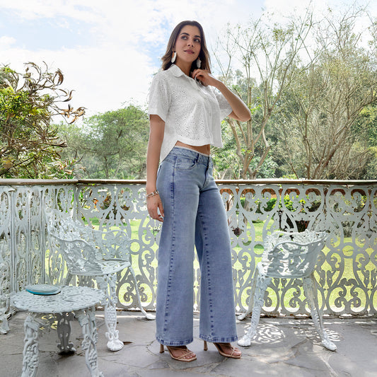 Pantalón Vera Cintura Wide Leg