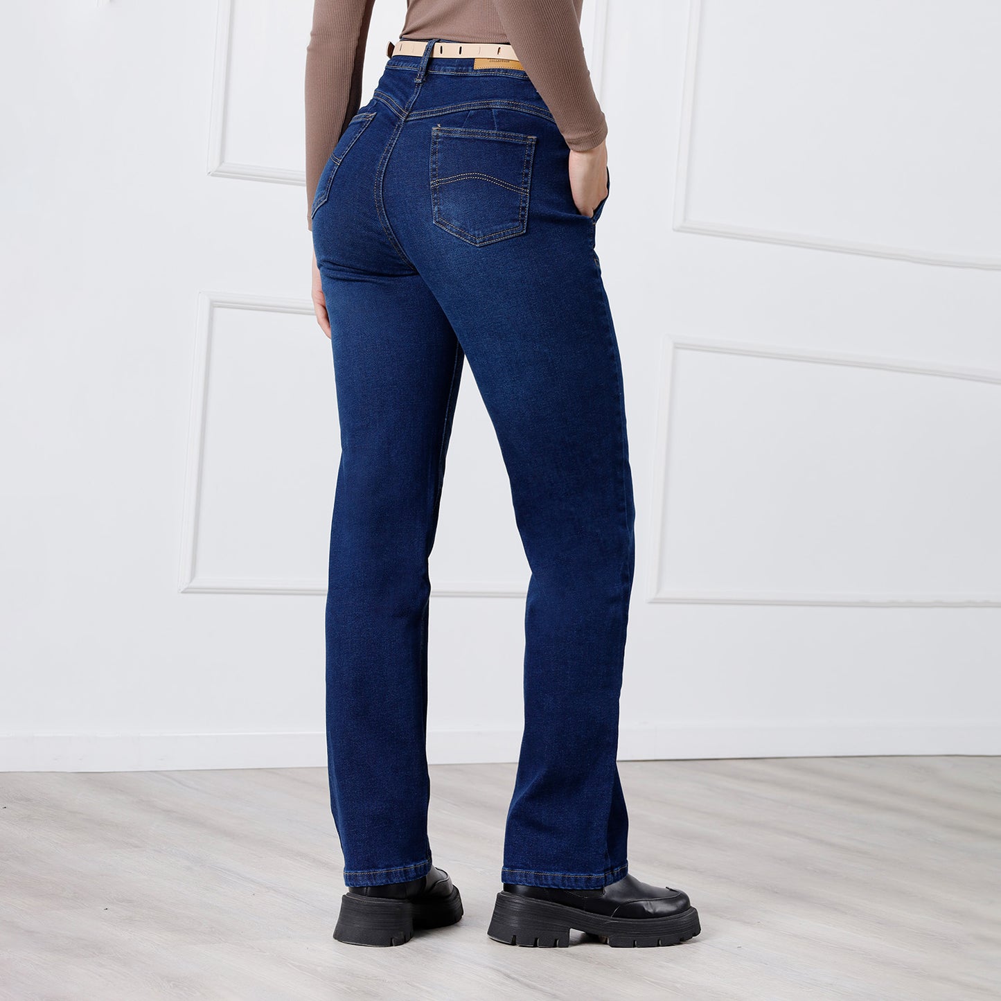 Pantalon Dama Stefy Recto con Correa