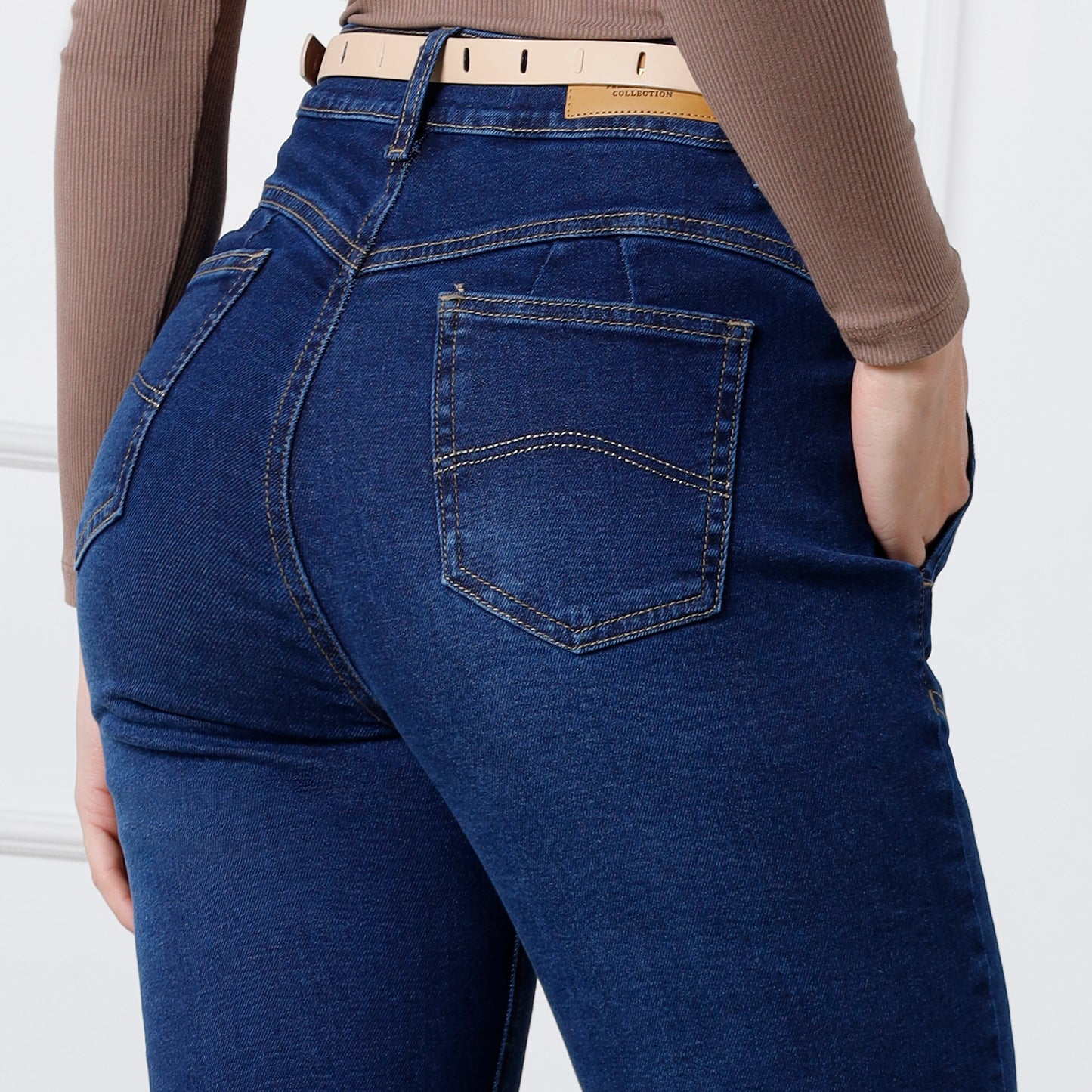 Pantalon Dama Stefy Recto con Correa
