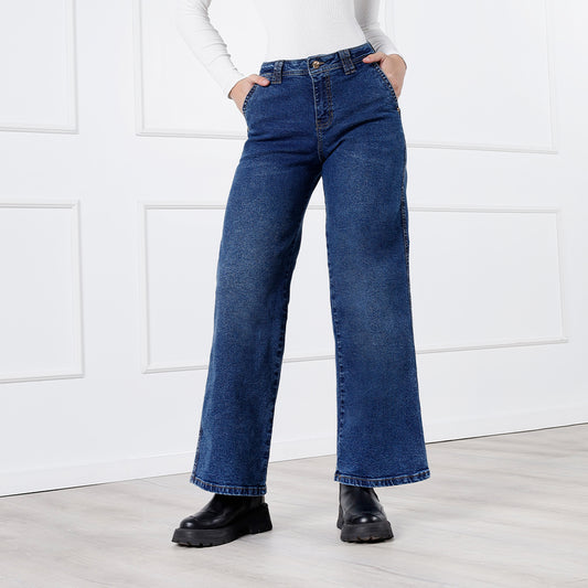 Pantalón Jean Glenda Wide Leg