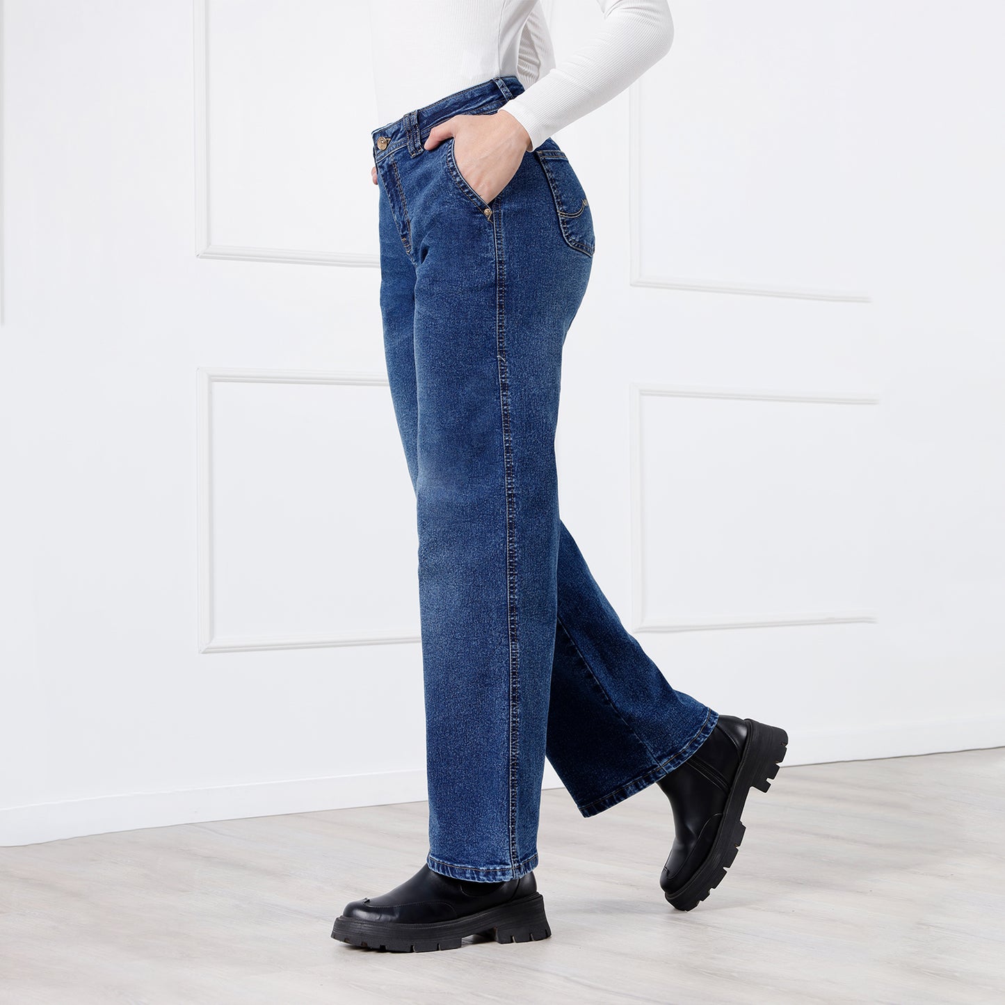 Pantalón Jean Glenda Wide Leg
