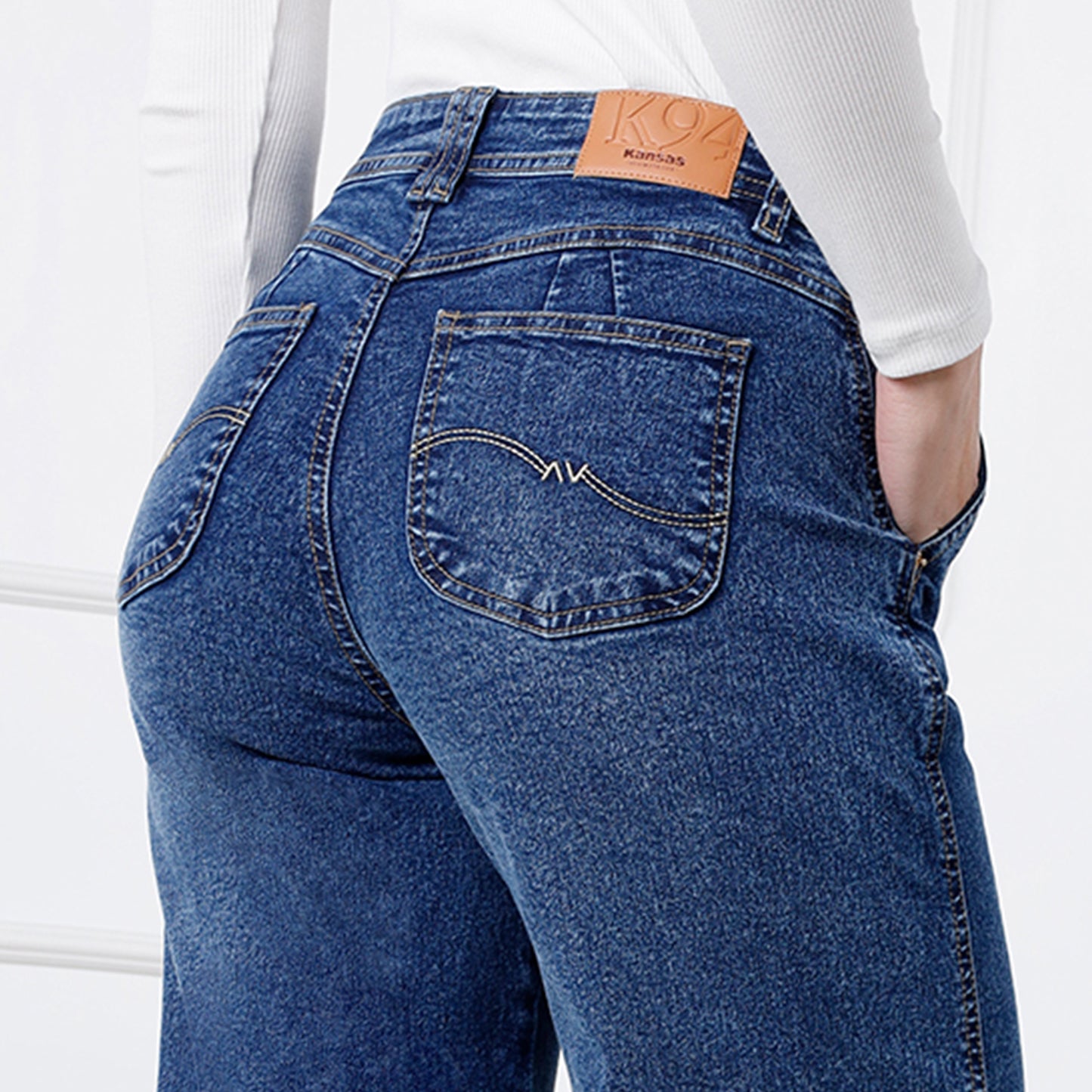 Pantalón Jean Glenda Wide Leg
