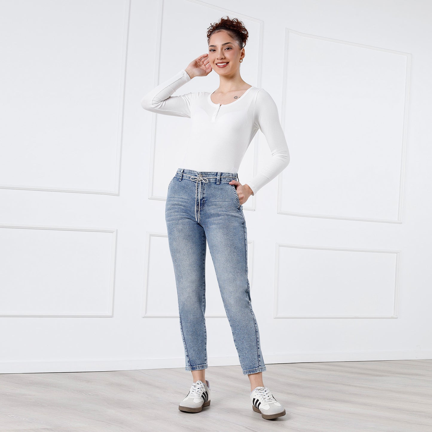 Pantalon Jean Deyna a la Cintura Mon