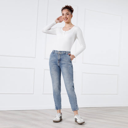 Pantalon Jean Deyna a la Cintura Mon