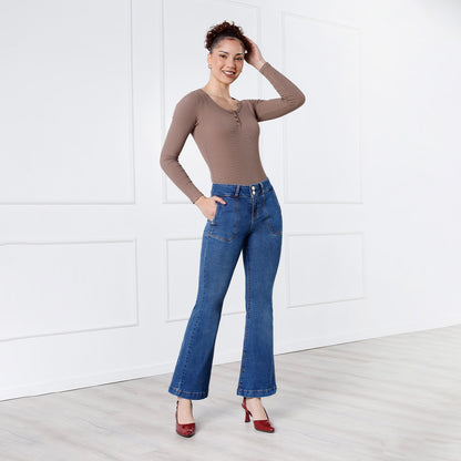 Pantalón Jean Dorka Flare Push Up