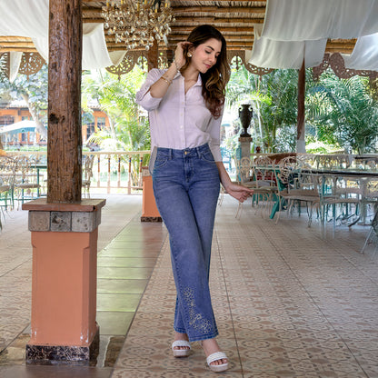 Pantalón Iris Cintura Wide Leg