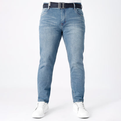 Jean Hombre Skinny Fit C/correa Cristal Cont. Maíz