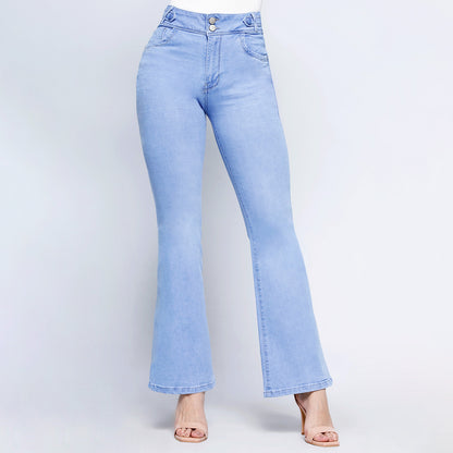 Pantalón Jean Cintura Flare (Sirena)