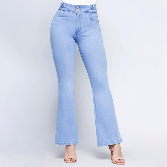 Pantalón Jean Cintura Flare (Sirena)