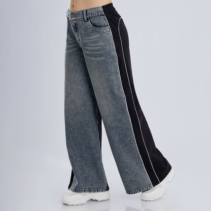 Jean Cintura Wide Loose Pepper Frosteado