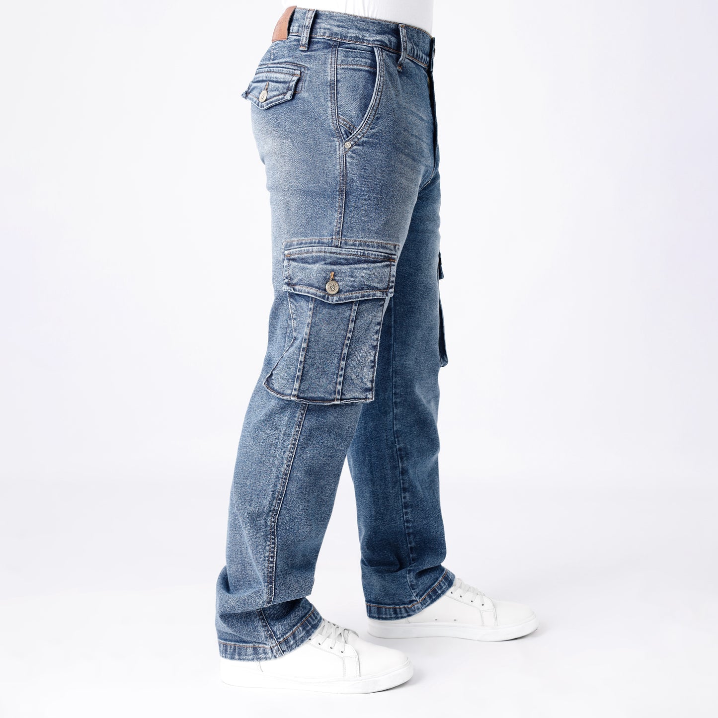 Jean Hombre Regular Fit Cargo Pepper Frost.