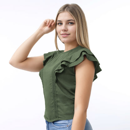 Blusa Mujer Verde Militar