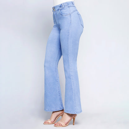 Pantalón Jean Cintura Flare (Sirena)