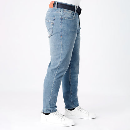 Jean Hombre Skinny Fit C/correa Cristal Cont. Maíz