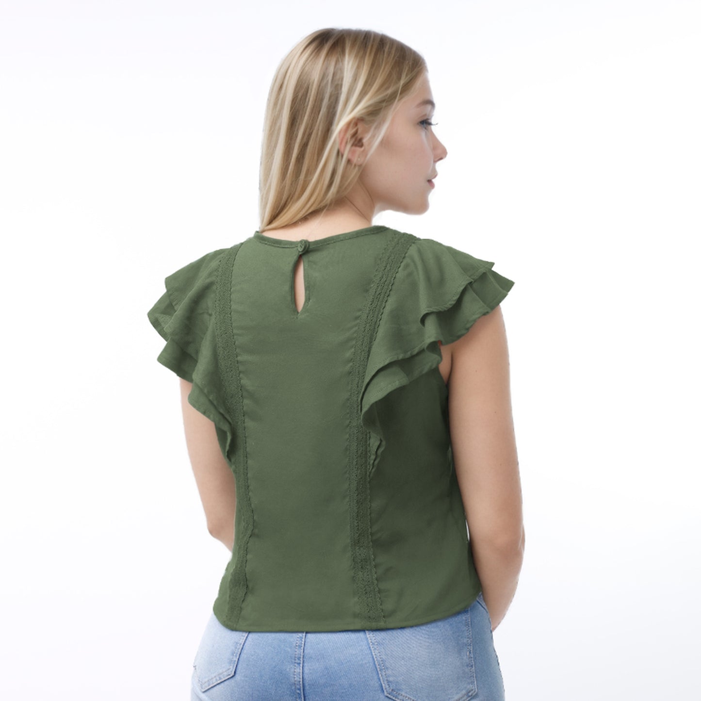 Blusa Mujer Verde Militar