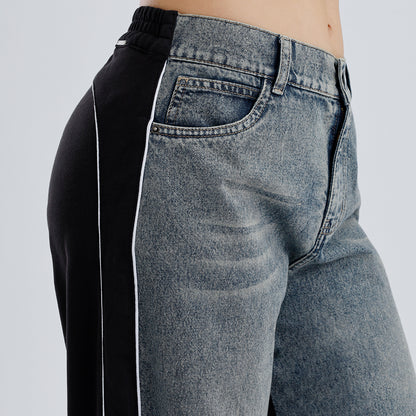 Jean Cintura Wide Loose Pepper Frosteado