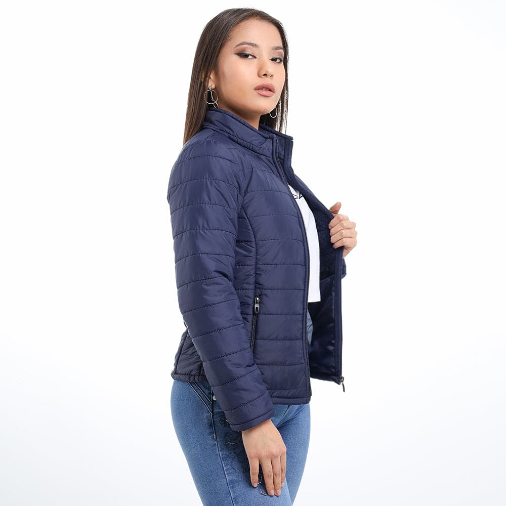 Casaca Mujer Impermeable Azul