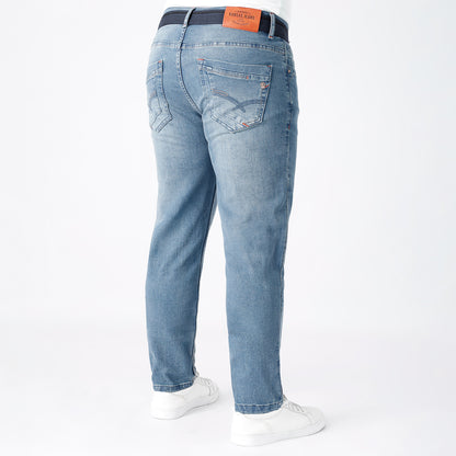 Jean Hombre Skinny Fit C/correa Cristal Cont. Maíz