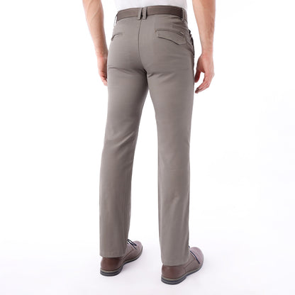 Pantalón Drill Hombre Regular/Correa Taupe - 230891