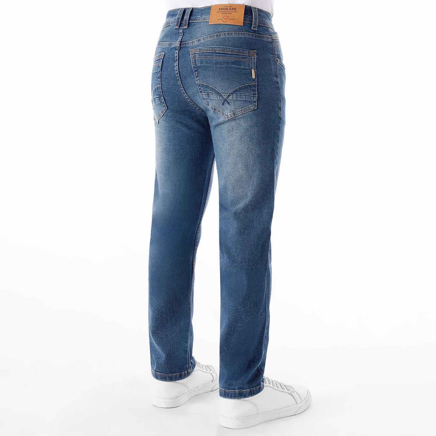 Jean Hombre Slim Cristal Cont. Green