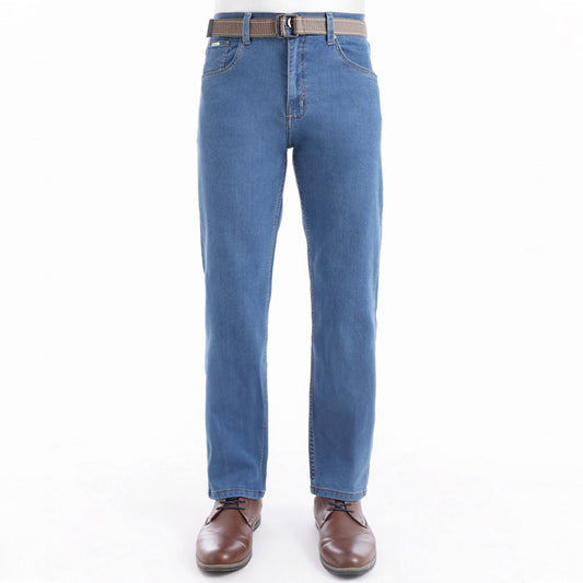 Pantalón de Caballero Regular Confort Premium con Correa - Diamante