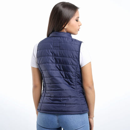 Chaleco Impermeable/Peluche Mujer Azul - 611143