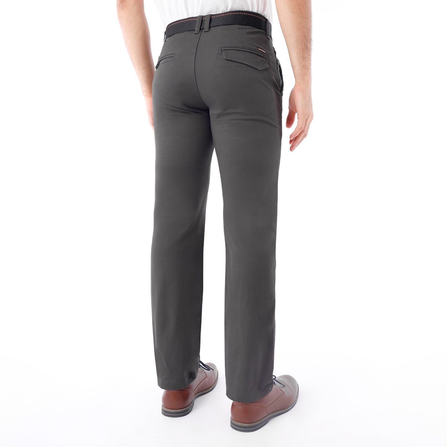Pantalón Drill Hombre Regular/Correa Charcoal - 230894