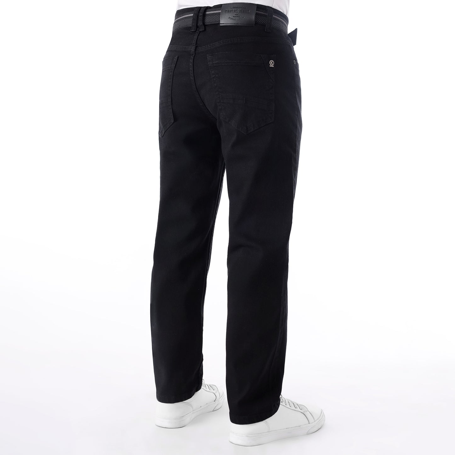 Jean Hombre Slim C/correa Negro