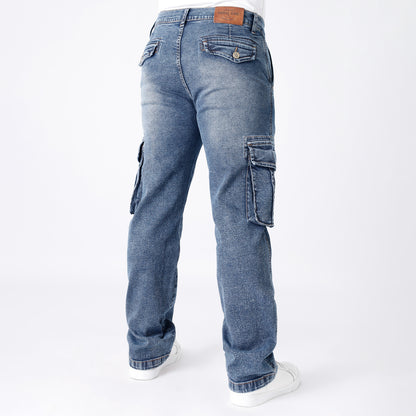 Jean Hombre Regular Fit Cargo Pepper Frost.