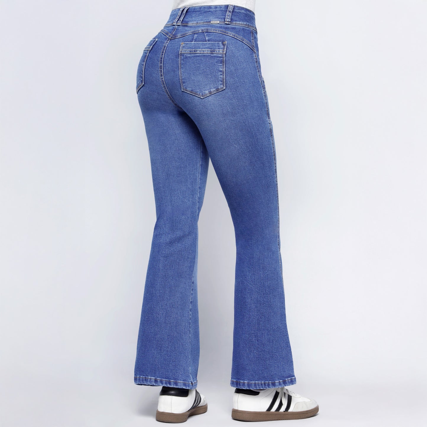 Pantalon Jean Cintura Flare