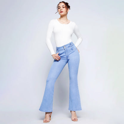 Pantalón Jean Cintura Flare (Sirena)