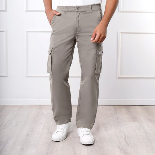 Pantalón de Caballero Cargo Loose Fit – Color Castor