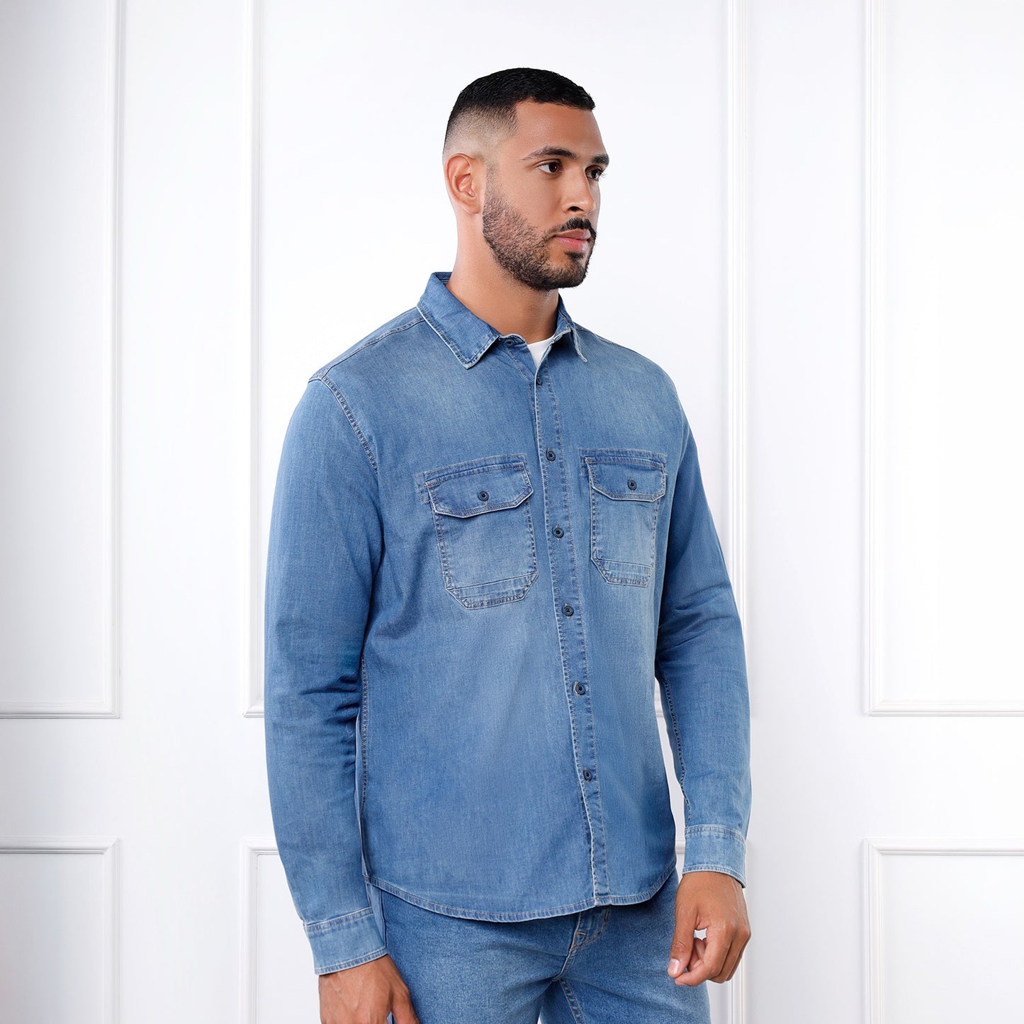 Camisa Ezra Manga Larga Regular Fit