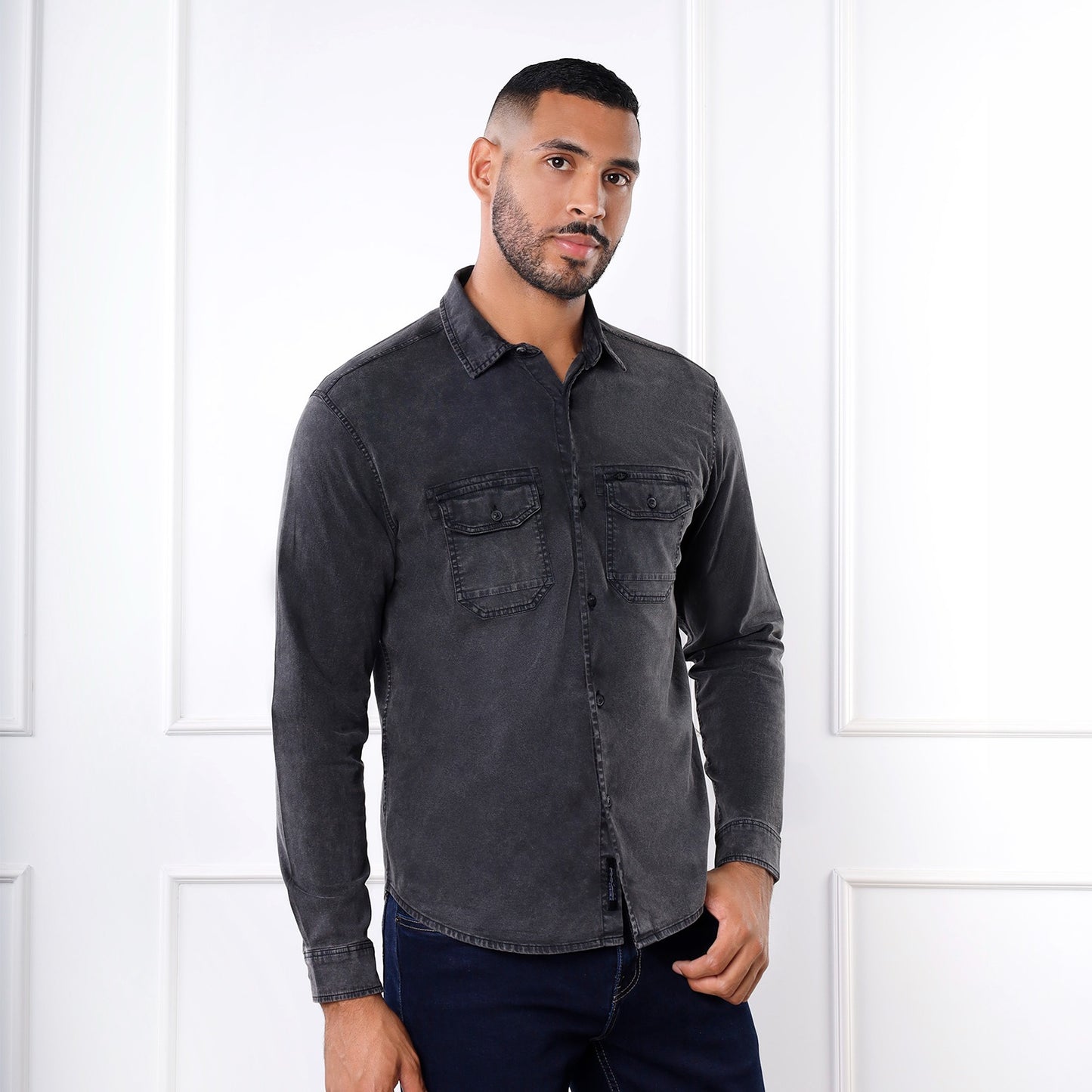 Camisa Ezra Manga Larga Regular Fit