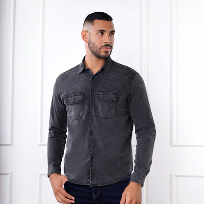 Camisa Ezra Manga Larga Regular Fit
