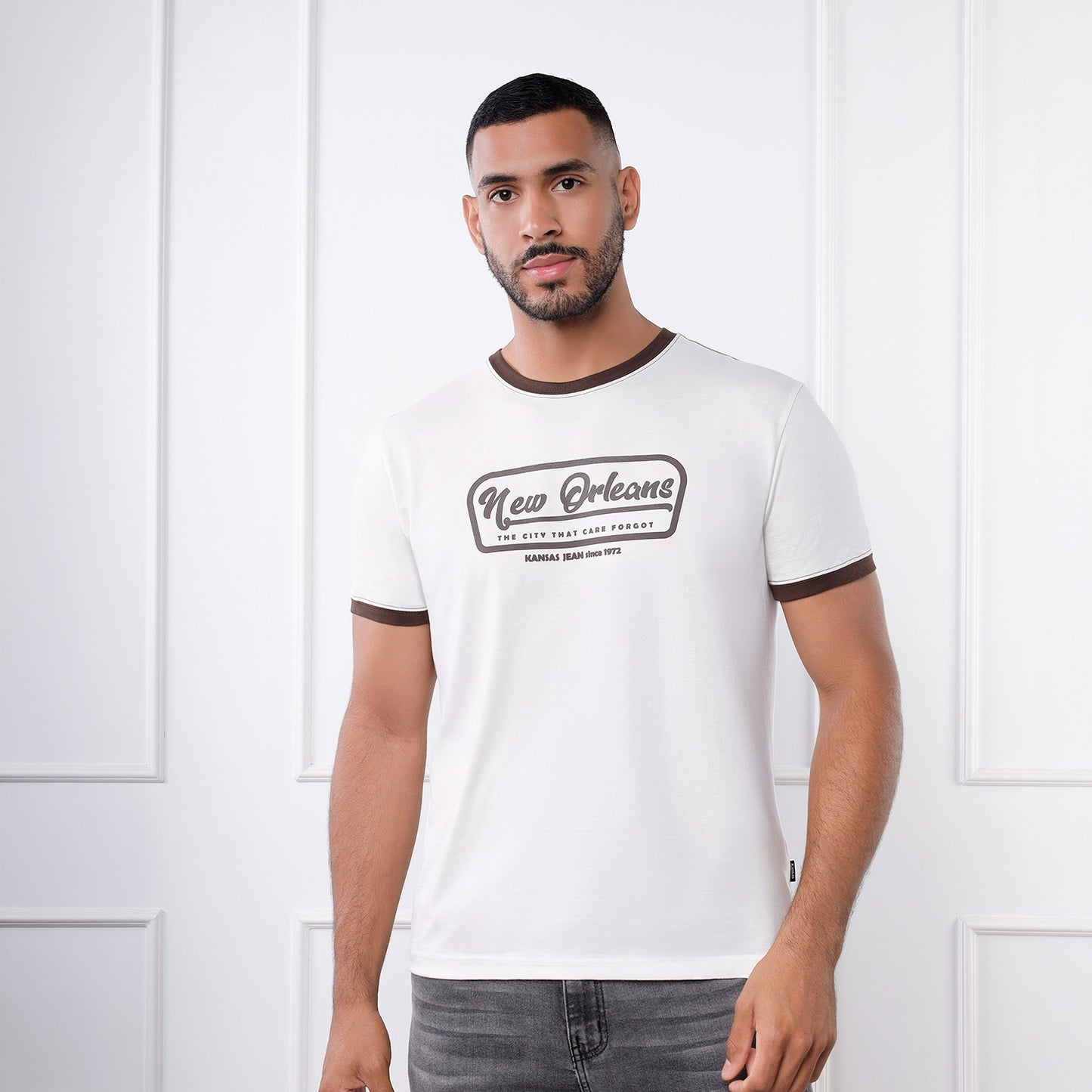 Polo Slim Fit con Estampado